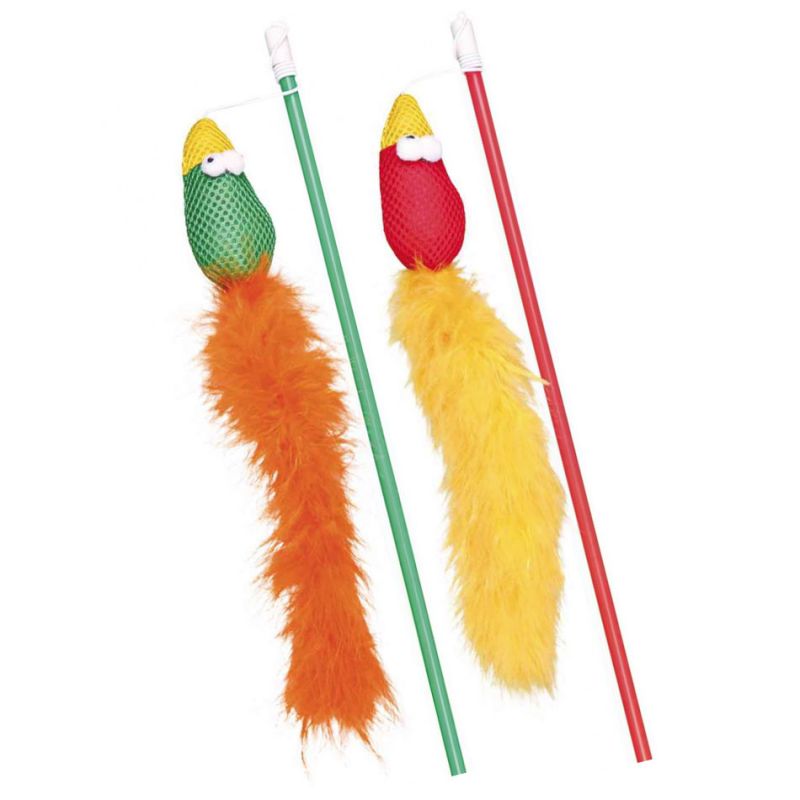 Canne à pêche avec oiseaux Trixie  TRIXIE 4011905452890 Cannes à pêche