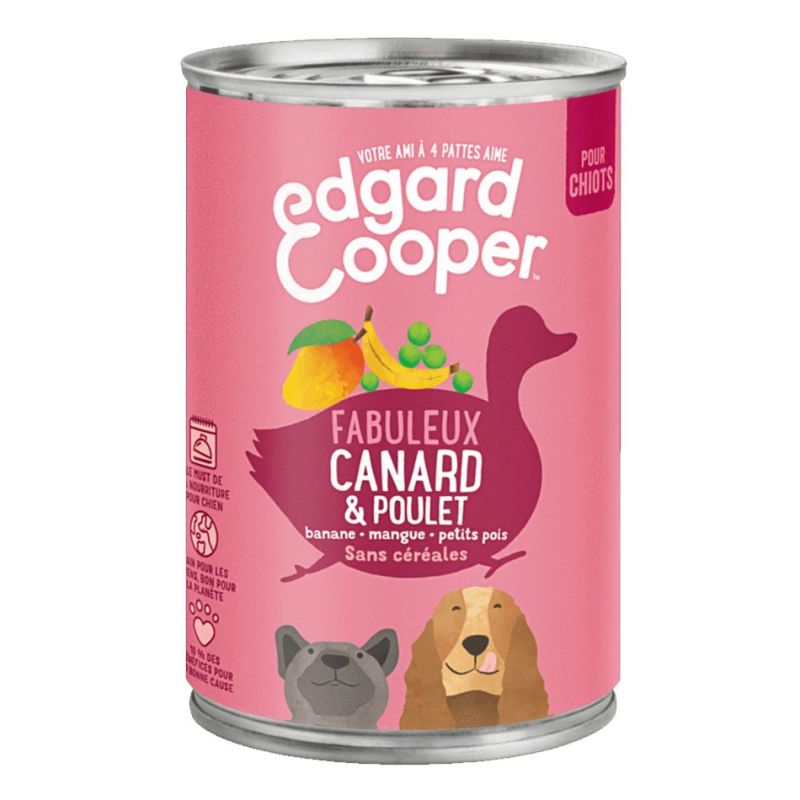 Pâté Edgar Cooper Canard & Poulet  Edgar Cooper 5425039486321 Paté pour chien