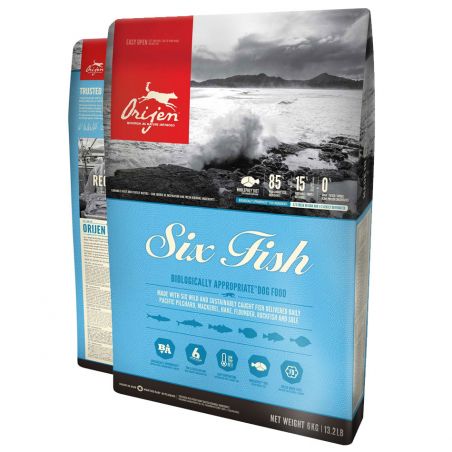 Croquettes Orijen Adult Six Fish