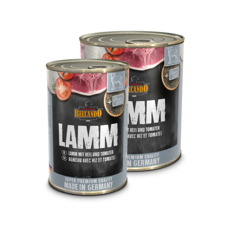 Boîte Belcando Agneau, riz, tomates  BELCANDO  Paté pour chien