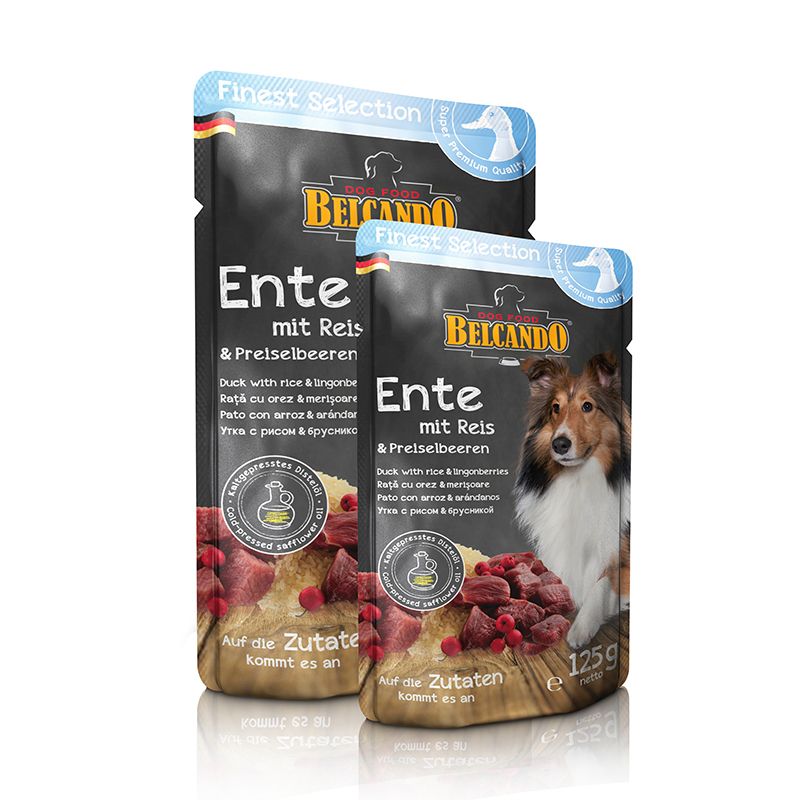 Sachet belcando Finest Sélection au canard BELCANDO  Pâtées pour chien