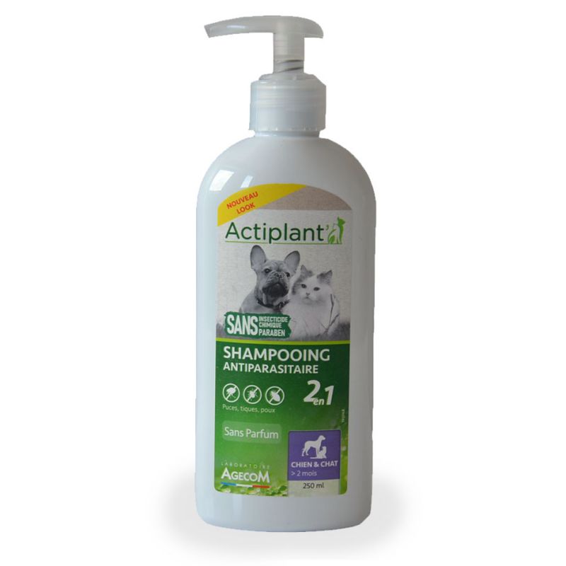 Actiplant' Shampooing antiparasitaire Sans parfum ACTIPLANT 3760118012339 Shampooings