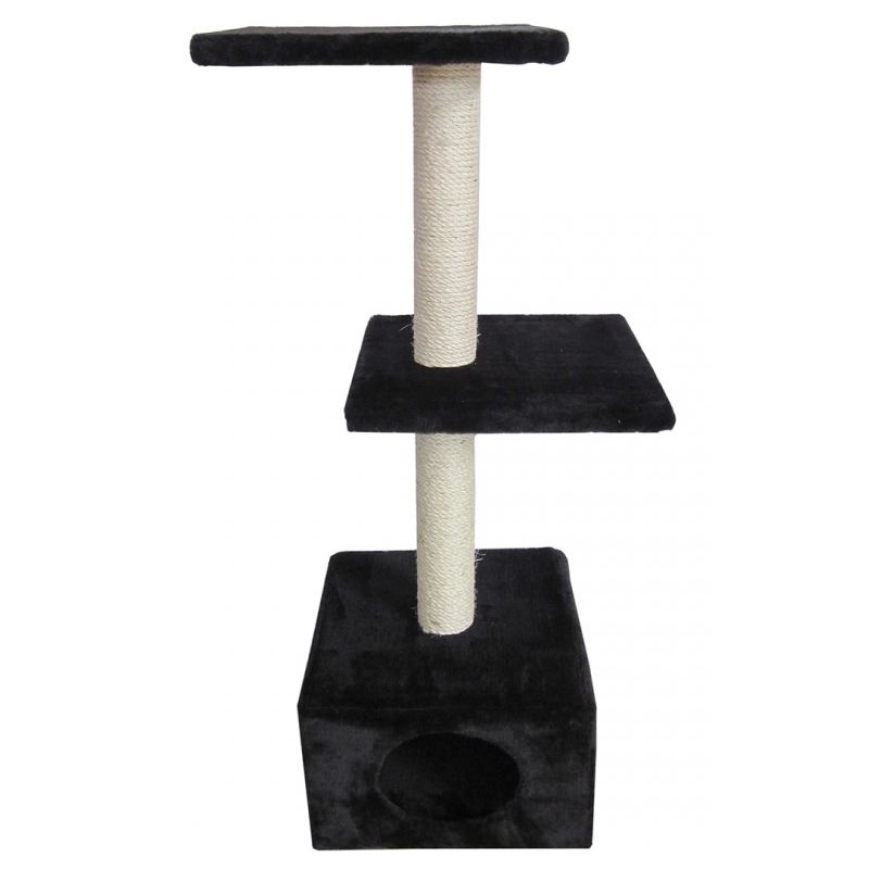 EBI Griffoir classic Tree Palazzo noir EBI 4047059406212 Arbres à chat, griffoirs