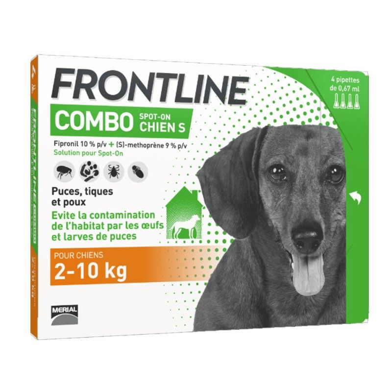 FRON COMBO CHIEN2-10KG 6P FRONTLINE  Pipettes