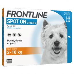 Frontline Spot On Chien 2-10 kg FRONTLINE  Pipettes