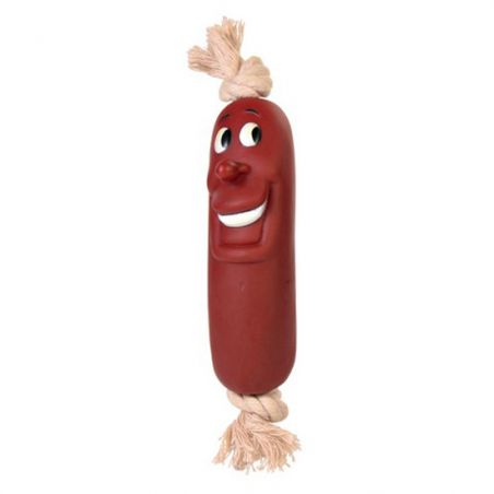 Trixie jouet saucisse sur corde