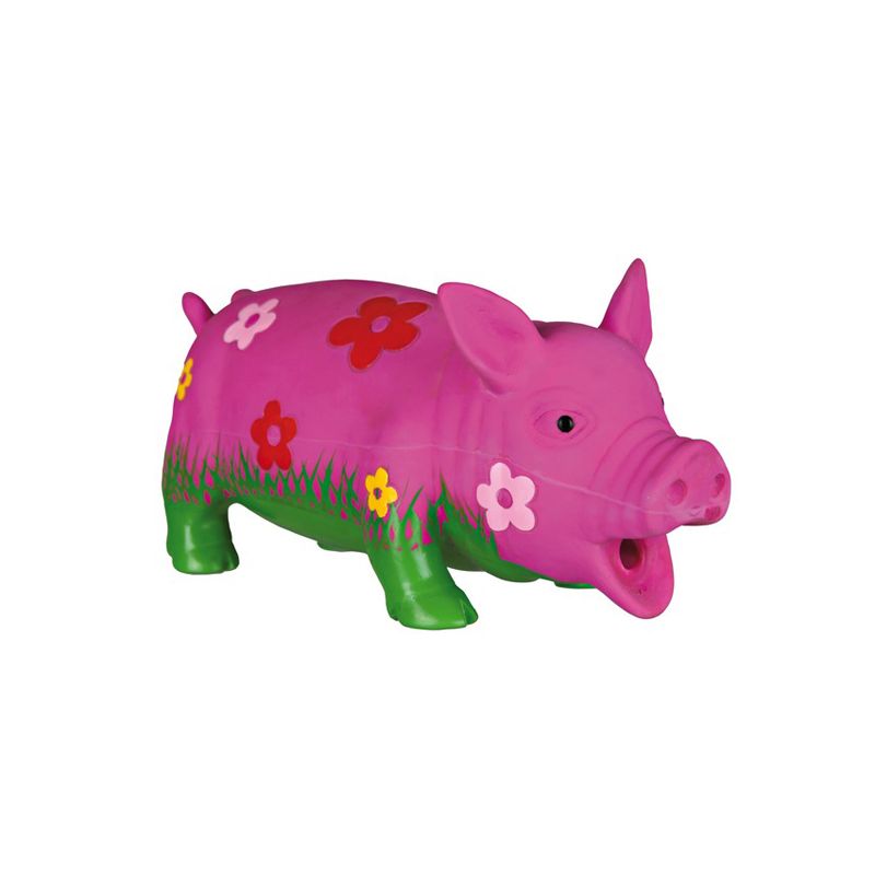 Trixie cochon 'fleurs' en latex TRIXIE 4011905351858 Cordes, jouets à mordre