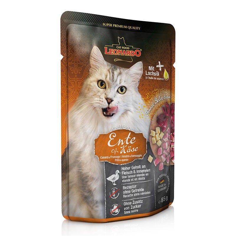 Terrine pour Chat – « Canard + Fromage » – Leonardo LEONARDO 4002633756442 Boîtes, sachets pour chats