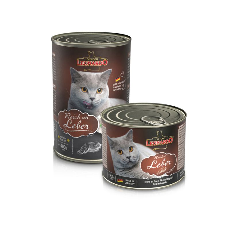 Pâtée Leonardo Foie LEONARDO  Boîtes, sachets pour chats