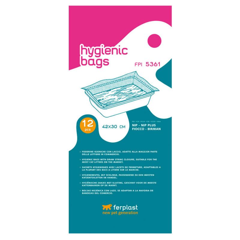 Sac hygiénique pour litière Ferplast FPI 5361 FERPLAST 8010690033655 Litières et accessoires