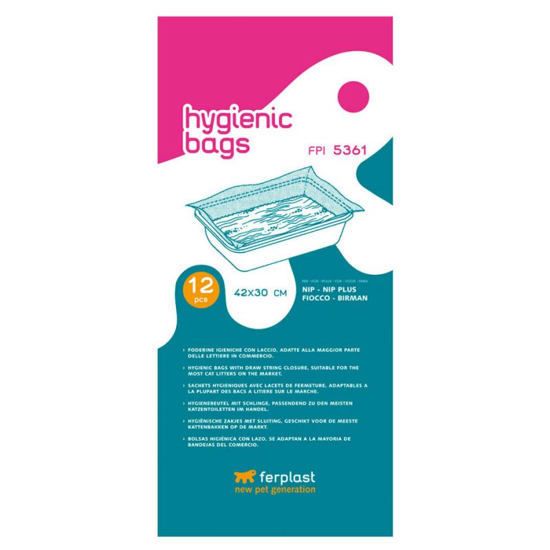 Sac hygiénique pour litière Ferplast FPI 5363 FERPLAST 8010690074900 Litières et accessoires