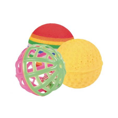 Balle pour chat Trixie - Lot de 3