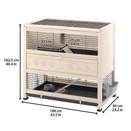 Clapier d'intérieur Cottage Ferplast FERPLAST 8010690101705 Cage & Transport