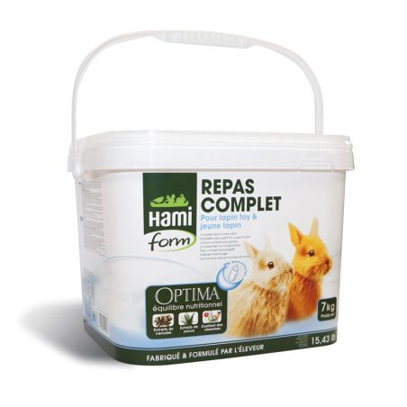 Hami Form Repas complet jeune lapin 7 kg