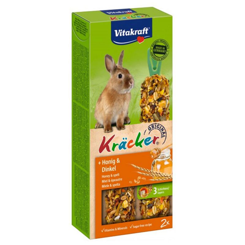 Vitakraft Kräcker Lapins Nains Au Miel VITAKRAFT VITOBEL 4008239250186 Friandise & Complément