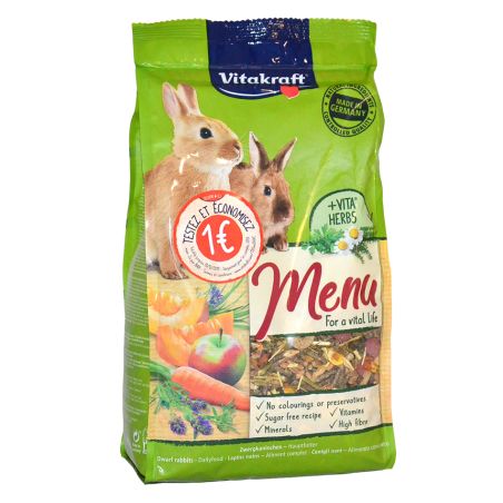 MENU LAPINS NAINS 4 KG