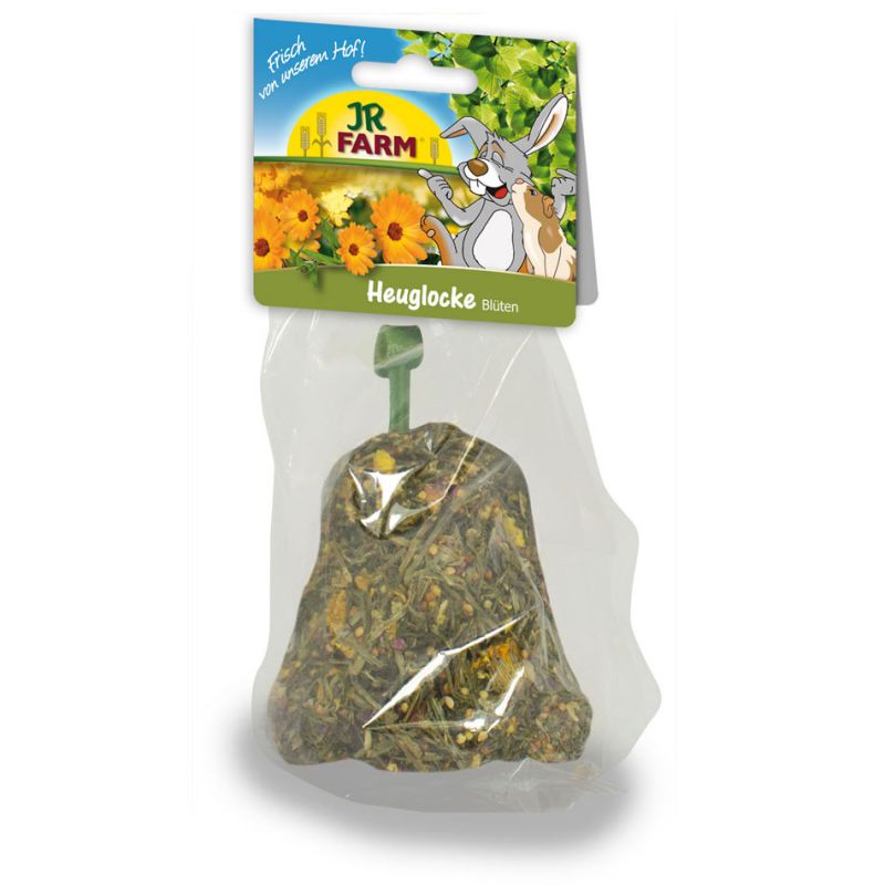 JR Farm Cloche de foin aux fleurs JR FARM 4024344081491 Friandise & Complément