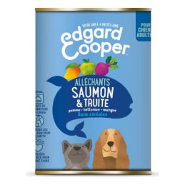 Pâté Saumon & Truite - Edgar Cooper  Edgar Cooper 5425039486369 Pâtées pour chien