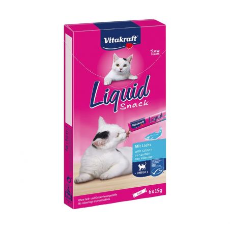 Friandise Vitakraft Liquid Snack au saumon