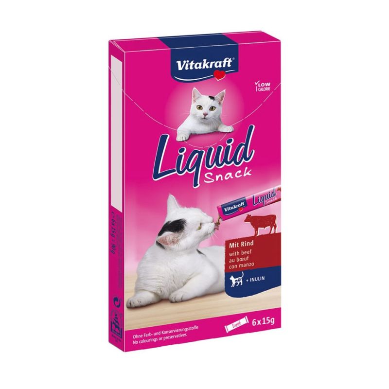 Friandise Vitakraft Liquid Snack au boeuf VITAKRAFT VITOBEL 4008239235213 Friandises