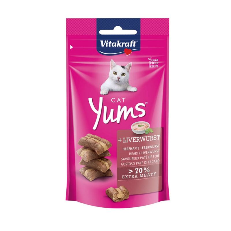 Friandise Vitakraft Yums au foie VITAKRAFT VITOBEL 4008239288226 Friandises