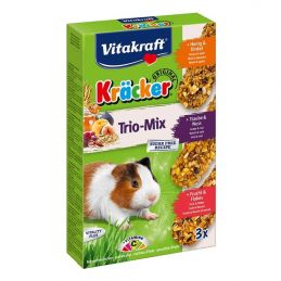 Vitakraft Kräcker Trio Mix Cochons d'Inde VITAKRAFT VITOBEL 4008239253392 Friandise & Complément