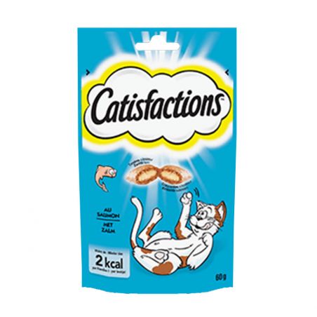 Friandise Catisfactions pour chat au saumon