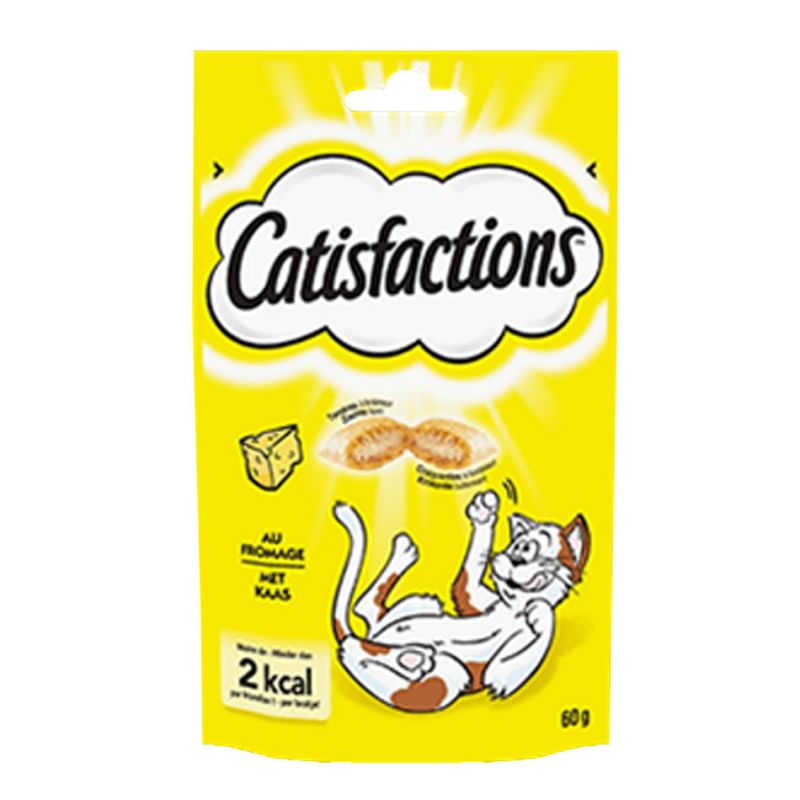 Friandise Catisfactions pour chat au fromage  5998749117798 Friandises
