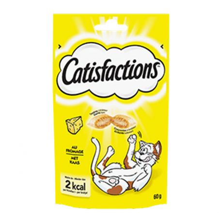 Friandise Catisfactions pour chat au fromage