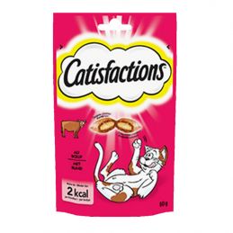 Friandise catisfactions pour chat au boeuf  5998749121368 Friandises