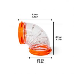 Tuyaux Tube courbé 90° Ferplast FPI 4810 FERPLAST 8010690030807 Accessoires pour cages