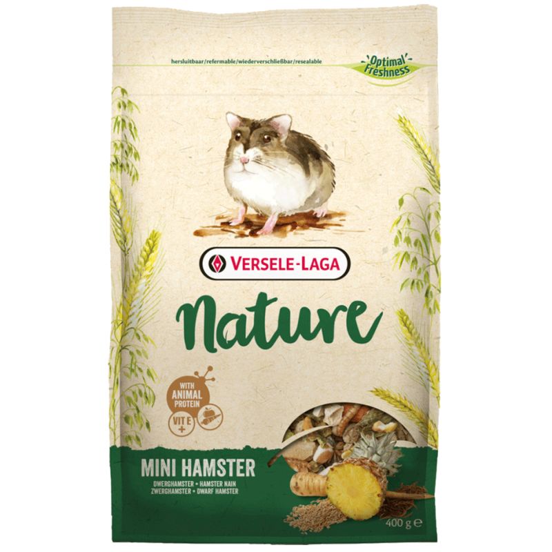 Mini Hamster Nature Versele Laga 400g VERSELE LAGA 5410340614204 Alimentation