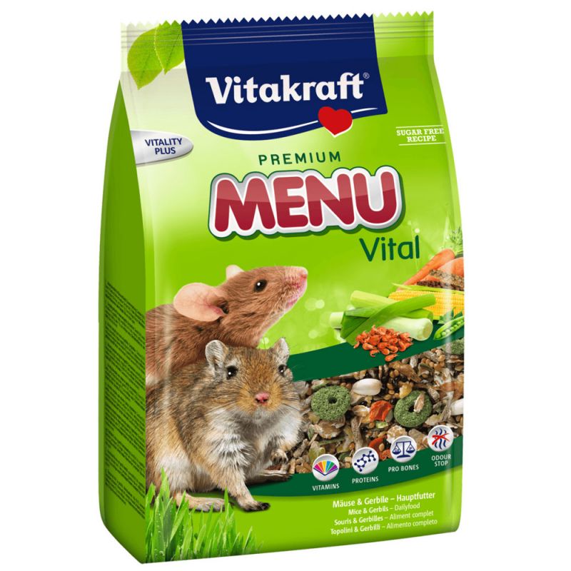 MENU SOURIS ET GERGILLES 400G VITAKRAFT VITOBEL 4008239250223 Autres rongeurs