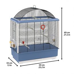 CAGE PALLADIO 4 NOIRE FERPLAST 8010690082448 Oiseaux Exotiques