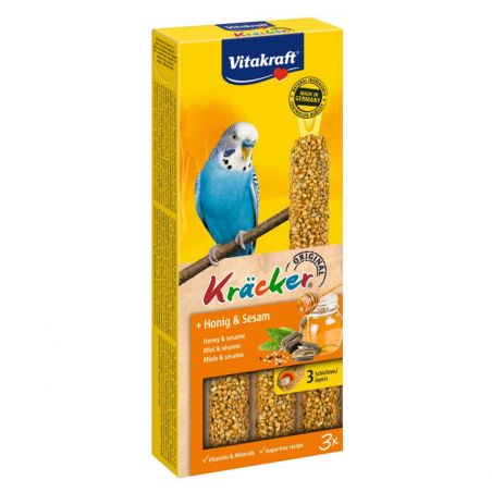 Vitakraft Kräcker Perruches au miel & au sésame
