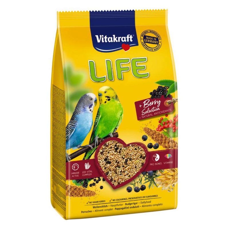 LIFE POWER NATURE PERRUCHES 800G VITAKRAFT VITOBEL 4008239214515 Perruche