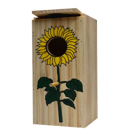 Girard Nid en bois décoré grand