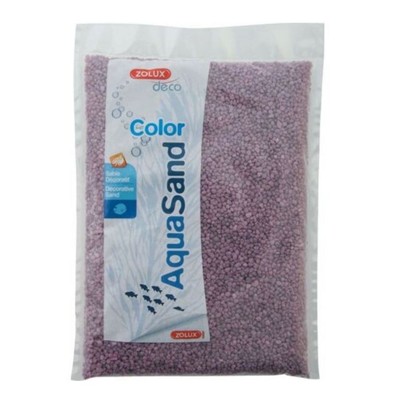 AQUASAND COLOR VERT TILLEUL 1 KG ZOLUX  Sable et gravier