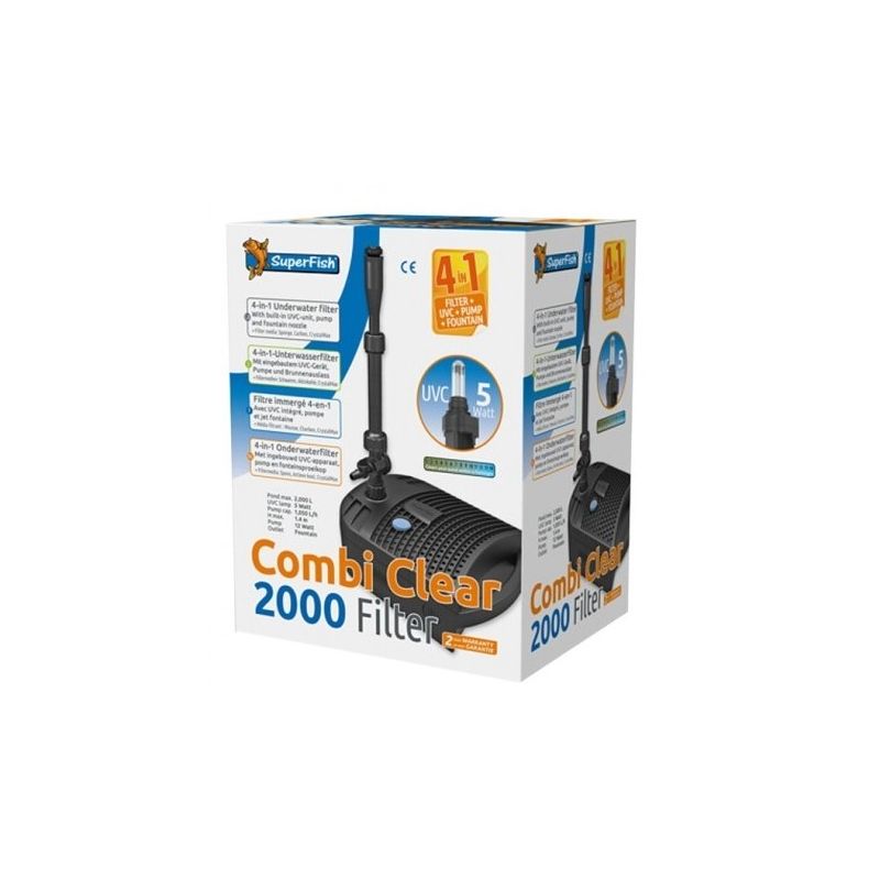 Superfish Combi Clear 2000 SUPERFISH 8715897300011 Filtre bassin