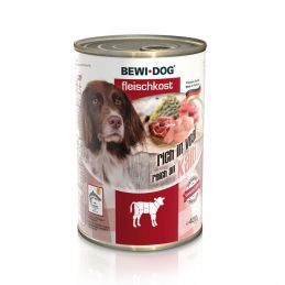 Boîte BewiDog Veau BEWI DOG  Paté pour chien