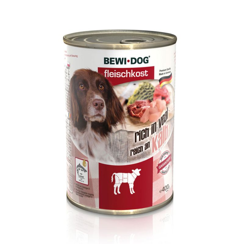Boîte BewiDog Veau BEWI DOG  Pâtées pour chien