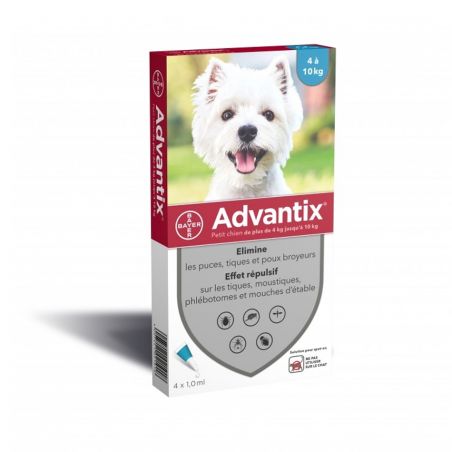 Advantix antiparasitaire chien 4-10kg