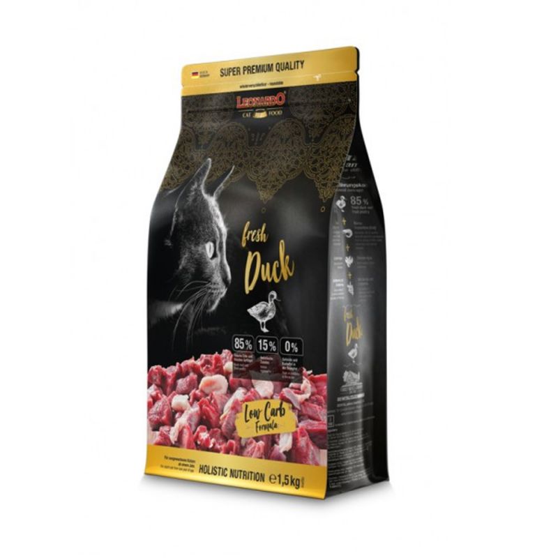 Croquettes Leonardo Fresh Duck - 1.5kg LEONARDO 4002633757012 Croquettes Leonardo