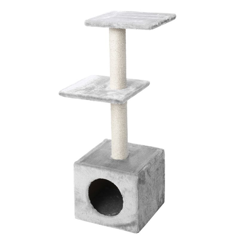 Griffoir Palazzo gris EBI 4047059406205 Arbres à chat, griffoirs