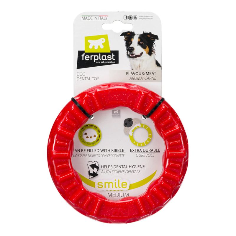 Jouet dentaire Smile medium FERPLAST  Cordes, jouets à mordre