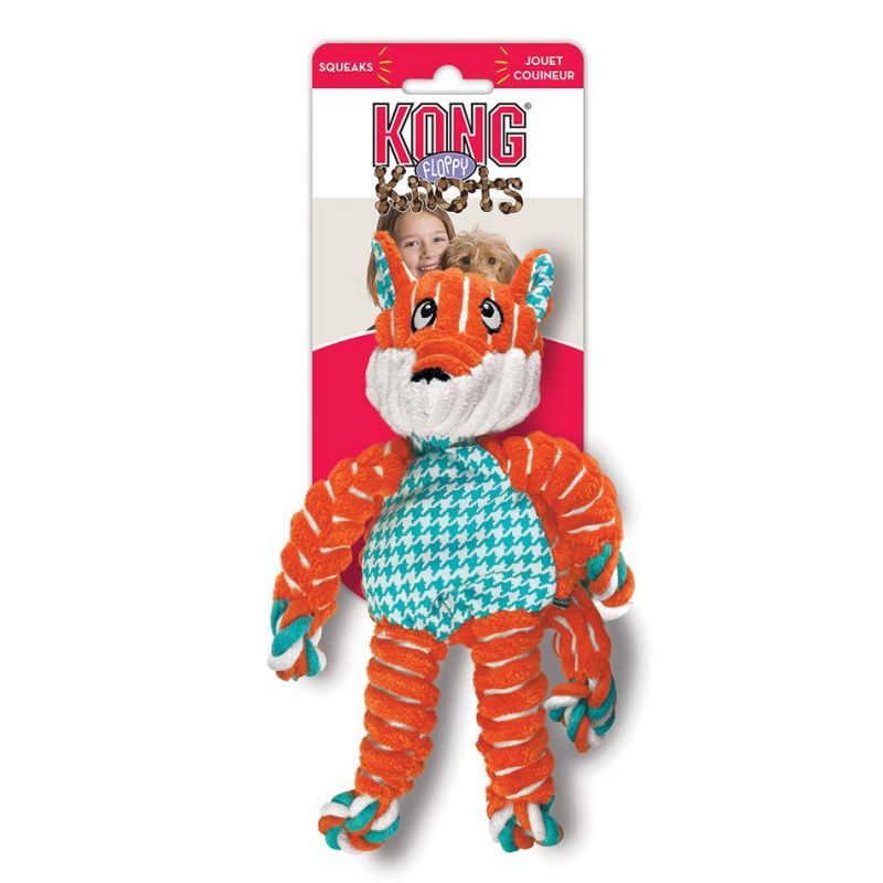 Peluche Flobby le renard KONG 035585402017 Jouets Kong