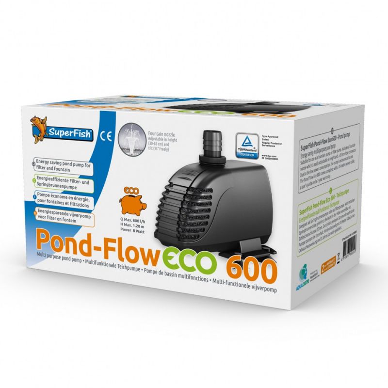 Superfish Pond-Flow Eco SUPERFISH  Pompe de filtre et jet d'eau