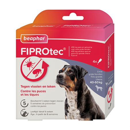 Fiprotec pipettes antiparasitaires chien