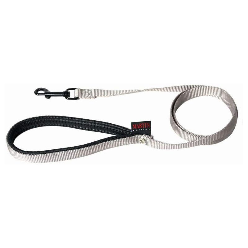Laisse simple avec poignée grise   Laisses