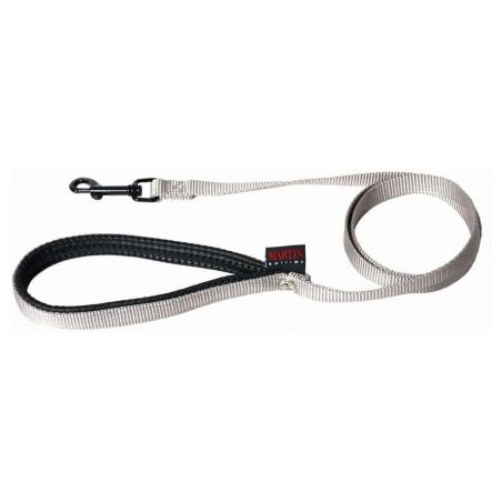 Laisse simple avec poignée grise